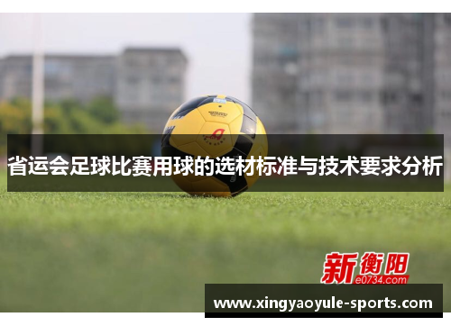 省运会足球比赛用球的选材标准与技术要求分析
